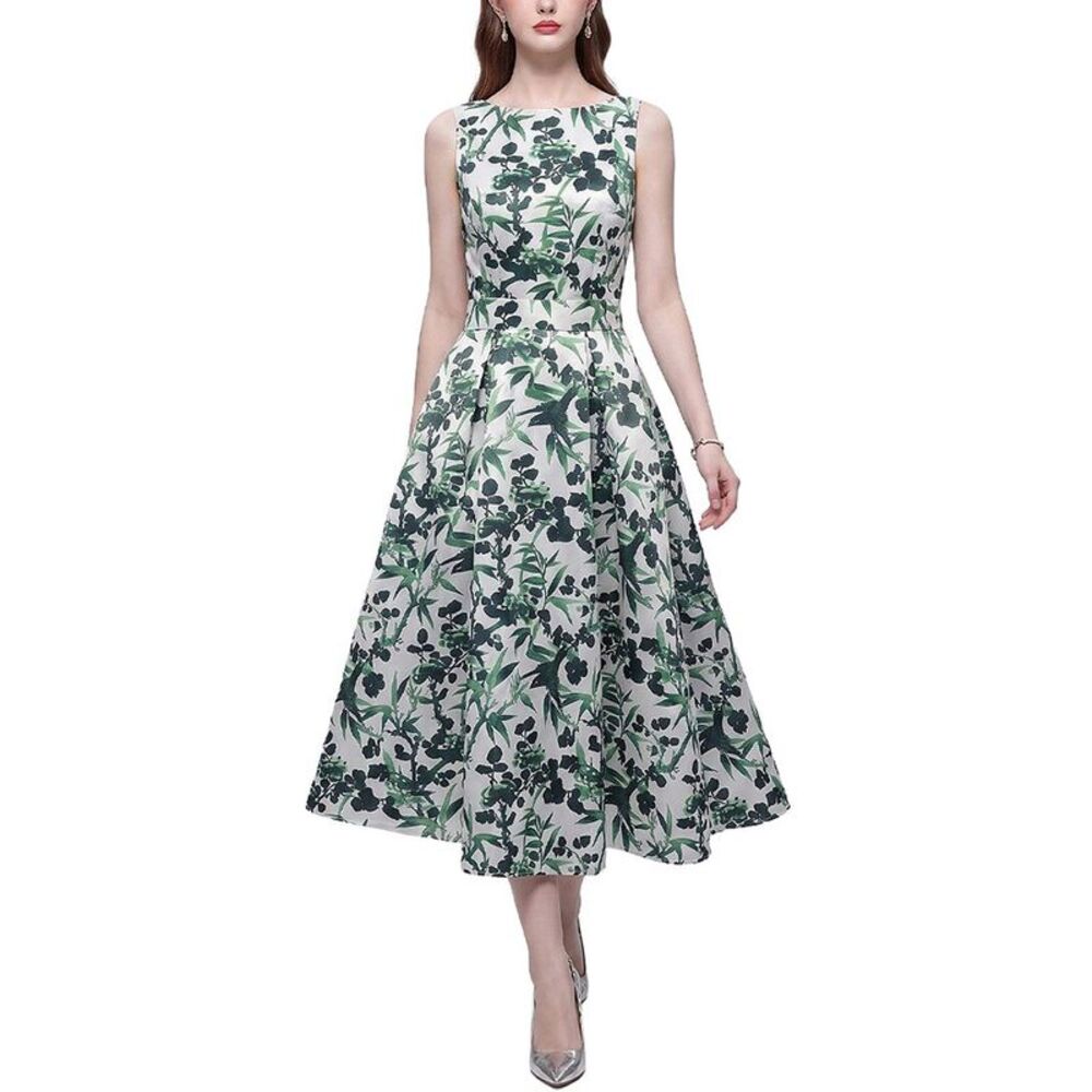 Elaine Womens  Midi Dress